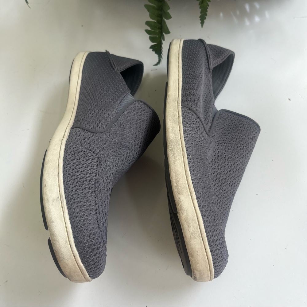 Olukai Wehi Nohea Mesh Slip on Shoes Loafer Grey Charcoal Men sz 14 10426–2626 - Picture 6 of 16